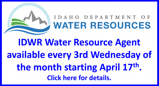 IDWR Water Resource Agent Available