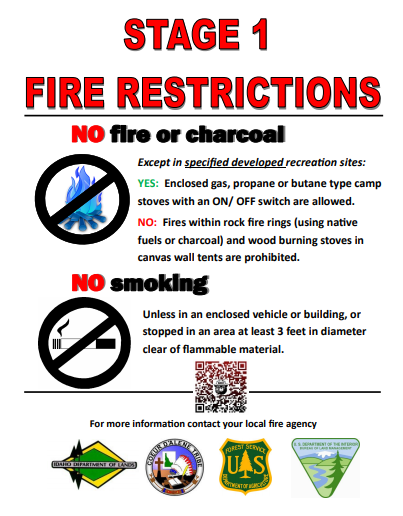 Press Release - Stage 1 Fire Restrictions | Boundary County